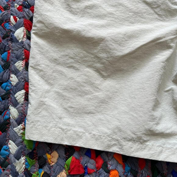 A.LAB Taffy Cherry Dice Black & Beige Two-Tone Board Shorts Men's Size Large 90s - Picture 13 of 15